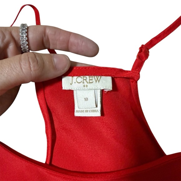 J. Crew Racerback Cami Women’s Sz 10 Adjustable Straps Tank - Picture 2 of 4